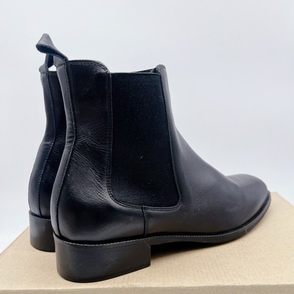 La Canadienne Smile Waterproof Chelsea Ankle Boots Bootie Black Leather US 11 - Picture 7 of 13